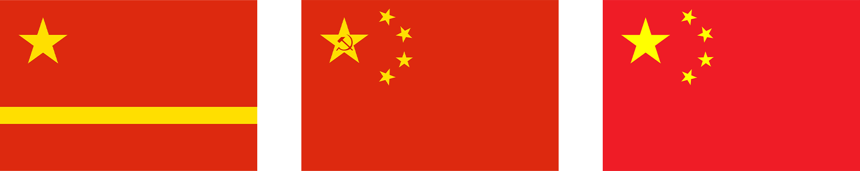 História da bandeira da China.