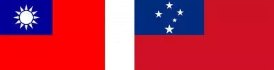 A bandeira de Samoa é semelhante a qual bandeira?